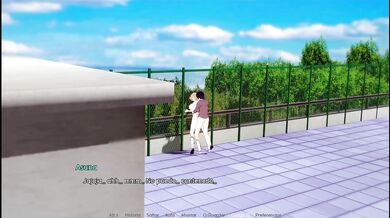 Hentai College Babe Destroyed on Rooftop Gushing Cum Inside