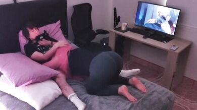 We Were Watching a Movie but It Ended with Me Making Him Cum Using My Ass