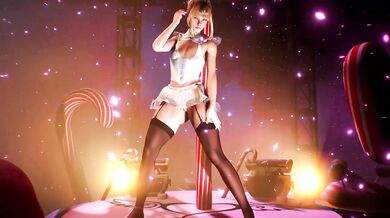 Sweet Candy Strips Destroyed by Big Dick Rough Sex Hentai