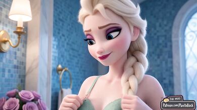 Elsa Frozen Cartoon Destroyed Gushing Choked Sex Story