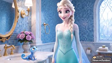 Elsa Frozen Cartoon Destroyed Gushing Choked Sex Story