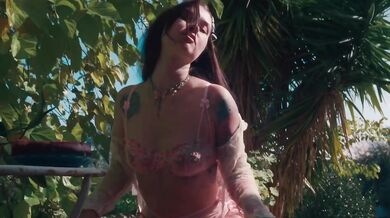 Wet Birthday Striptease Destroyed By Big Ass Brunette In Lingerie