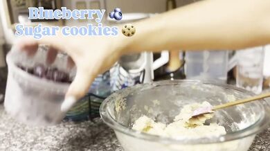 Milf Blonde Bakes Cookies in Kitchen Destroyed Gushing Choked