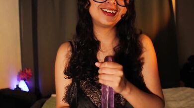 Busty girlfriend helps you relax after a tiring day you can't cum until she tells you JOI