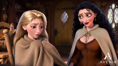 Rapunzel lost in the forest episode 1 gothel destroys her with raw lesbian 3d cartoon hd