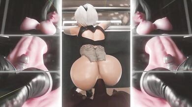 Destroyed Allure HMV Eve Android Choked Gushing HD Porn