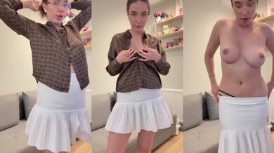 Brunette Amateur Dances All Day Long With Perfect Big Tits And Huge Ass