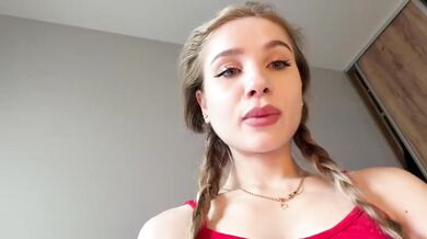 Blonde College Tiktok Slut Pussy Fingering And Dildo Riding With Flashes