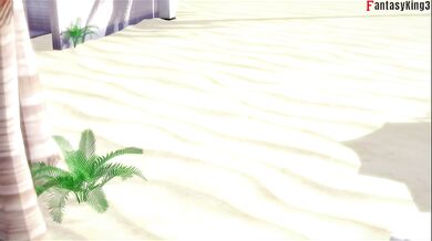 Tinkerbell Destroyed Gushing Blowjob Beach POV Hentai Cosplay Exclusive