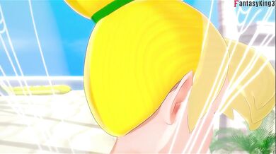 Tinkerbell Destroyed Gushing Blowjob Beach POV Hentai Cosplay Exclusive