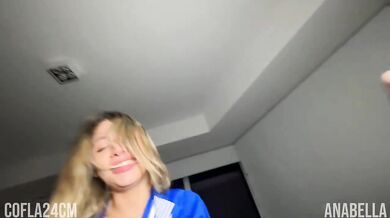 Blonde Fan Bounces Huge Ass Deeply on My 24 Centimeter Cock