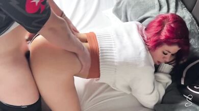 My Hot Redhead Stepsister Got Destroyed Anal Creampie Wrong Hole Doggystyle Rough Sex Big Boobs