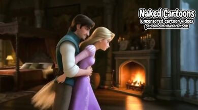 Virgin Rapunzel gets Savage Pussy Licking until she cums
