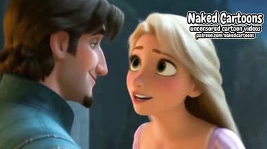 Virgin Rapunzel gets Savage Pussy Licking until she cums