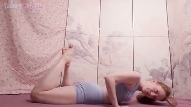 Flexible Redhead Gymnast Destroyed Me With Extreme Blowjob And Cum In Mouth Crazy Positions