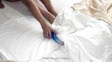 I Promised My Stepmbrother My Cunt After He Caught Me Using A Cock Sucking My Garganta Profunda With Semen And Cum