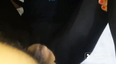 Latina housewife found on the street ended up opening her ass for a cell phone