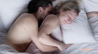 Morning cock warming. Long, slow, intimate wake-up sex