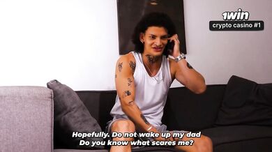 Stepson ends up helping his stepmother after getting into her bed - Jordy Fabian & Lina Henao