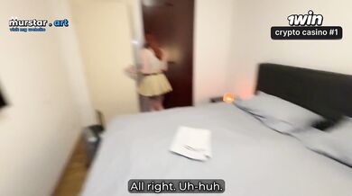 Step Mom Shares Hotel Bed with Step Son Viagra Pill Sparks Fuck!