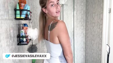 Amateur Petite Teen | showing off new wet see through *NUDE*