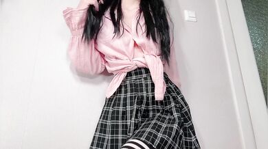 JAPANESE WEEK | Creamy Squirt in Schoolgirl's Panties