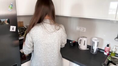 Horny Step Mother was caught by Step Son and She Seduces him with her 2 Big Cocks
