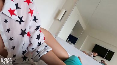 Morning fun with friend's wife in hotel - POV sex with Brian Rush