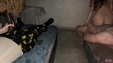 Wife Swap Didn't Bring Joy BBC Tight Pussy Couldn't Accommodate His Cock, Blowjob Remains