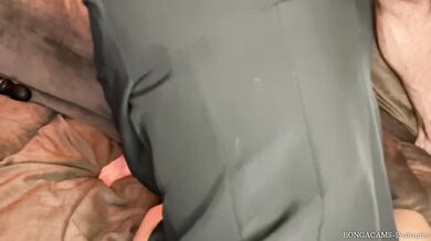 Bottled up wife's ass for being late (with subs)