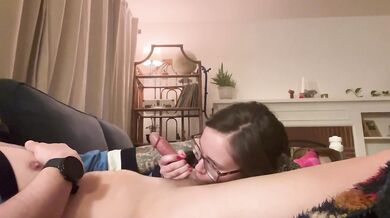 Sloppy Deepthroat Blowjob Throatpie - Iris x Jase