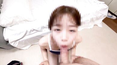 Trying on swimsuit in room → sex friend gets excited