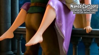 Flynn and Rapunzel Destroyed Gushing Choked HD Porn Cartoon 18-25