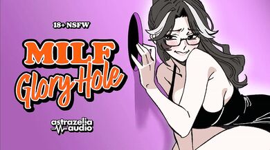 Running Into Your Friend's Slutty Mom at the Gloryhole ASMR Milf Blowjob Creampie Deeptroat