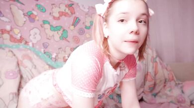 Barely Legal 18yo Petite Teen Loves Showing Off Her Cute Princess Panties And Pink Pussy Online