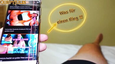 German Amateur Stepson Anal Plug Party POV Cumshot