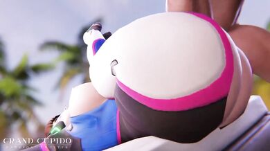 Dva Destroyed By Giant Cock Big Tits Hentai Overwatch Grand Cupido