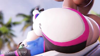 Dva Destroyed By Giant Cock Big Tits Hentai Overwatch Grand Cupido