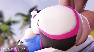 Dva Destroyed By Giant Cock Big Tits Hentai Overwatch Grand Cupido