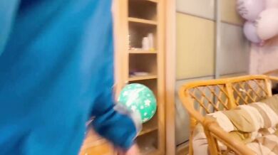 Hot Russian Blonde Neighbor Asked For Hard Blowjob POV
