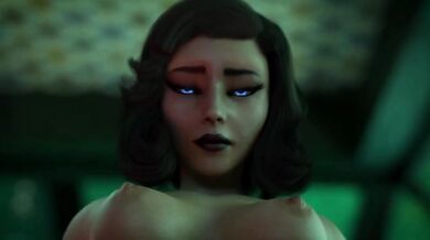 Elizabeth From BioShock Cums In The Cowgirl Position