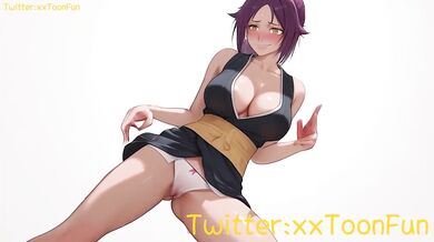 Yoruichi Shihouin Bleach Hentai Blow Job Hand Job Tits Job By xxtoonfun Exclusive HD
