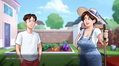 Debbie's Tits Growth Explodes As Anon Assists Diane In Garden And Makes Her Horny New Update