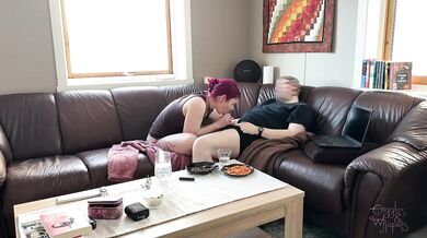 Nerdy Redhead Dream Destroyed By Blowjob And Board Game Cunnilingus