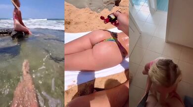 Cheating Wife Destroyed By Stranger Beach Sex With Cum On Tits