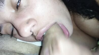 Sloppy Wet Blowjob Drained Massive Load New York Ebony Latina NYC Thots Exposed Amateur POV HD