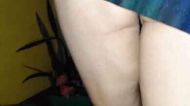 Blonde Schoolgirl Destroyed Her Professor with Deep Throat Cumshot