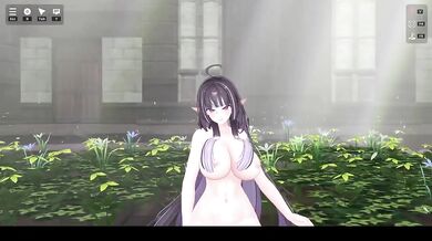 MMD Hentai Elf Vtuber Earthquake Strip Dance Until Naked