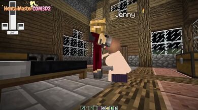 Dearlord3 Destroyed Jenny In Minecraft Hentai Doggie Style With Cum In Throat