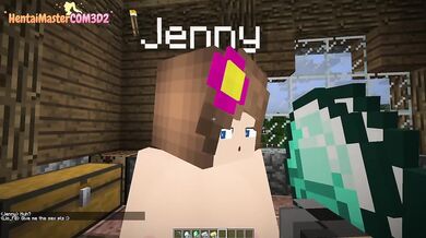 Dearlord3 Destroyed Jenny In Minecraft Hentai Doggie Style With Cum In Throat